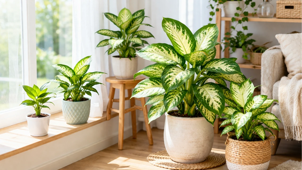 人気の観葉植物 ディフェンバキア